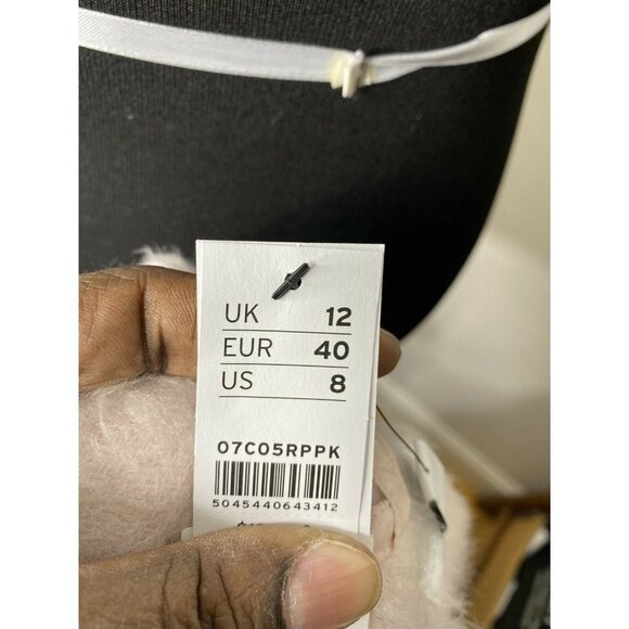 Topshop Womens 8 Pink Long‎ Sleeve Collared Fuzzy One Button Lined Jacket Coat - Picture 11 of 12